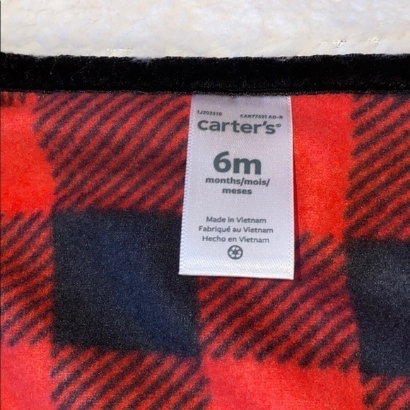 NWT Vest & Pants Set 6M girls black, red, grey - Picture 5 of 9